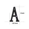 Modern House Numbers, Wrought Iron Home Address/Mailbox Number, DIY Hardwares, 3 Inches High(letter A)
