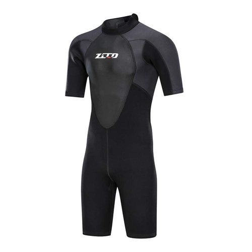 ZCCO Shorty Wetsuit Men's 3mm Premium Neoprene Full Sleeve for Snorkeling, Surfing,Canoeing,Scuba Diving Suits (3MM,XXL)