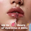 ITY Water Kiss Lip Gloss for Women, Deep Hydration Lip Plumper for Makeup, Lustrous Shine Lip Sheer for Natural Look, 6 Colors, Glossy Pigment, 3g in Juicy Peach
