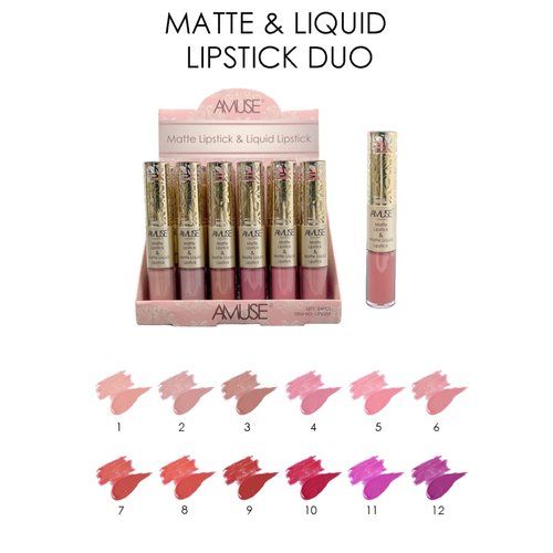2 in 1 Matte Lipstick & Liquid Lipstick Duo by Amuse Cosmetics (4)