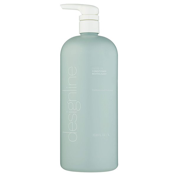 DESIGNLINE Olive Oil Conditioner - Regis Fortified with Olive Oil, Castor Oil and Rich in Vitamins E and K to Help Protect Hair from Environmental Damage (33.8 oz.)