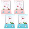 Gejoy 4 Pieces Water Games Handheld Stocking Stuffers for Kids Mini Waterful Ring Toss Retro Pastime Toys Car Games Christmas Party Favor for Kids Adults Gifts(Lively Style)