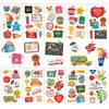 HOWAF 75pcs Teachers Appreciation week Party Stickers Tattoos,10 Sheets Thank You Teacher Tattoos for Teachers Day Party Supplies, Teacher Appreciation Week Waterproof Tattoos Stickers