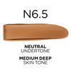 L'Oreal Paris True Match Super-Blendable Foundation, Medium Coverage Liquid Foundation Makeup, N6.5, Medium Deep, 1 Fl Oz