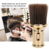 Hair Sweep, Multifunctional Neck Duster Brush Beard Shaving Brush Barber Brush for Barber Shop(Gold)