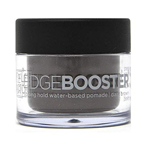 Style Factor Mini Edge Booster Strong Hold Hair Pomade Color Travel 0.85oz (Dark Brown)