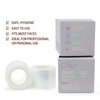 2 Packs Transparent Wrap Cover Preservative Film Disposable Breathable Plastic Wrap For Lip Blush, Eyebrow Lamination Lash Lift Permanent Make Up Microblading Kit Cling Cover Tape Roll