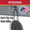 Grip Clip Roof Clips | Clip Hooks for Installing Heat Tape, Electric Cable & Roof Heat Cable | Prevents Roof Damage | Simple Nail-Free Outdoor Cable Clips | Your Must-Have Roofing Tools (.325-5 Pack)
