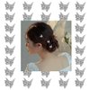 Butterfly Hair Claw for Women Girls Silver Hair Clips for Braids Hair Accessories Butterfly Clip for Thin Thick Hair Butterfly Clips Small Butterfly Hair Barrettes Non Slip Hair Clip Pins 40 Pcs