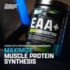 Nutrex Research EAA Hydration | EAAs + BCAA Powder | Muscle Recovery, Strength, Muscle Building, Endurance | 8G Essential Amino Acids + Electrolytes | Blueberry Lemonade 30 Servings