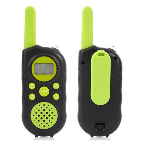 UMUSOZI 2pcs walkie Talkie, Outdoor Toys for Kid, Long Range walkie Talkie with Clear intercom Sound, 22 Channels 2 Way Radio Toy with Backlit LCD Flashlight, for Outside, Camping, Hiking