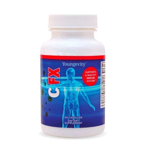 Youngevity C-Fx - Vitamin C 500mg, Echinacea Herb & Root for Immune Support Supplement (90 Capsules)