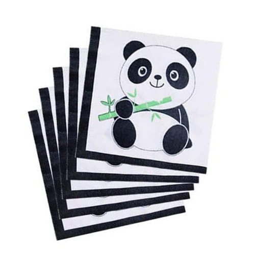 20 Pcs Panda Baby Party Supplies Napkins for Baby Shower Kids boys and girls Birthday Party Decor...