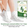 Foot Peel Mask - 5Pack, Exfoliating Foot Care Mask Make Soft Baby Feet Peel, Foot Exfoliator Repair Dead Skin, Calluses, Chapped, Rough Feet (Tea Tree)