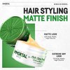 Immortal NYC Matte Look Hair Wax, 1, Provides strong hold, matte finish, natural look, extra volume, all-day control, and washes out easily.