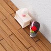 TOYANDONA 40pcs Miniature Dollhouse Flooring, Mini Dollhouse Floor Boards Self Adhesive Dollhouse Wood Flooring Peel and Stick for Dollhouse Accessories