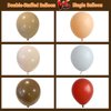 Brown Balloons Garland Arch Kit Double-Stuffed Nude Balloons Tan Coffee Brown Blush Neutral Balloons Jungle Theme Woodland Baby Shower Birthday Party Decorations