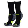 Free Relaxed Top Binding Dark Colorful Diabetic Crew Socks Men Viscose from Bamboo 3-Pairs (10-13, Dark)
