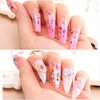 Heart Nail Art Glitter Sequins Heart Valentines Nail Art Sticker Decals Laser Love Heart Glitter Flakes for Manicure Make Up DIY Nail Decoration