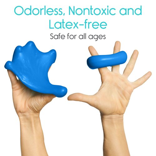 Vive Therapy Putty For Adults, For Hand Therapy (2 Pack) - Occupational Sensory Stress Relief Tools - for Physical Exercise, Finger Pain, Grip Strength, Rehab, Arthritis, Forearms, Fidgeting, Motor Skills