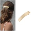 Erimberate Bohemian Geometric Bar Hair Clip Metal Rectangle Hair Barrette Gold Chunky Headclip Exaggerated Headwear Decorative Hair Accessories Jewelry for Women and Girls