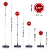 Amiss Flashing LED Stop Sign for Garage Parking Assist, Parking Stopper for Garage, Garage Car Stoppers Indicator, Parking Sensors for Vehicles, Bumper Guards Aid, Car Exterior Accessories (1-Pack)