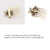 RUITASA Gold Honeybee Hair Comb, 4Pcs, Metal, Vintage Hair Comb Bee for Women and Girls Alloy Material, Durable, Easy to Clean, Adjustable Tension