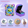 Elonbo Silicone Protective Case for Bitzee Magicals Interactive Toy, Virtual Toy Storage Cover, Electronic Pets Kids Toys Holder, Compatible with Bitzee Magicals, Purple (Only for Bitzee Magicals)