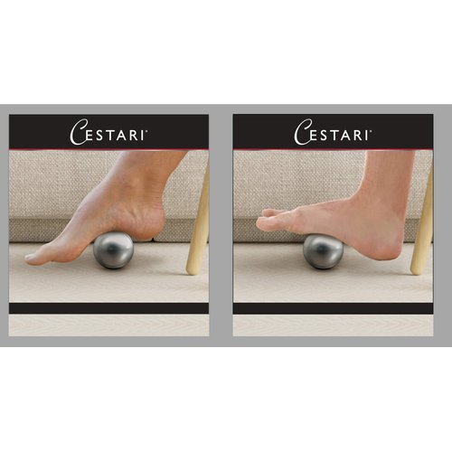 Cryosphere Massage Ball Hot Cold Roller Ball - Fast Muscle Pain Relief - Stainless Steel Balls for Heat or Ice Therapy - Feet Pain - Plantar Fasciitis- Back Ache - Foot Massager - 60 mm Ice Roller