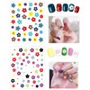 HAIIDOAK 16 Sheets Nail Stickers with Tweezer, Self-Adhesive 3D Nail Decals for Women, Kids, and Little Girls - Manicure Accessories Set for Stylish Nails