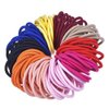 La Tartelette 4 mm Elastic Bands Hair Ties Children Rubber hair headbands - 10 Pcs (Purple)