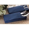 Navy Dinner Napkins Cloth Like with Built-in Flatware Pocket, Linen-Feel Absorbent Disposable Paper Hand Napkins for Kitchen, Bathroom, Parties, Weddings, Dinners or Events, 16x16 inches, Pack of 50