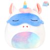BSTAOFY Cute Unicorn Soft Plush Pillow with Removable Eye Mask Squishy Unicorn Stuffed Animal Cushion Hugging Nap Pillow Valentines Christmas Holiday Birthday Gifts for Toddlers Kids, 12’’