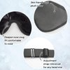 BeHoomi Cooling Eye Mask, Gel Eye Mask Cold Eye Ice Pack, Reusable Ice Mask, Cool Relaxation, No Freeze, Comfort Snug Fit, Cold Eye Compress for Home Spa, Office, Morning Refreshment, Black