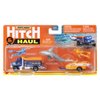 Matchbox Hitch & Haul Die-cast Vehicle Playset - Deep Sea Diver Shark Attack Rescue ~ 7 Piece Set ~ Rapids Rescue Truck with Detachable Raft Pulls Trailer with Jet Ski ~ Includes Shark and 2 Divers