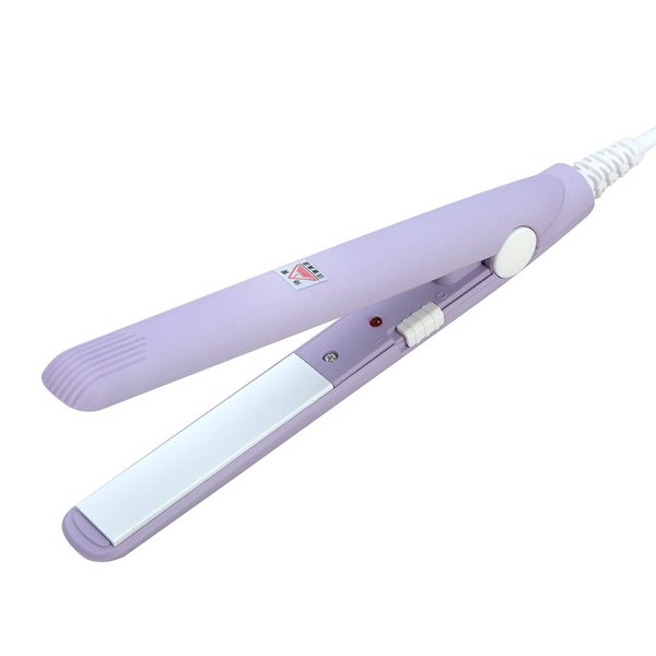 Hair Straightener, Hair Straightener and Curler 2 in 1, Mini Bangs Hair Straightener Beauty Flat Iron Heating Curler Ceramic Tourmaline Ionic Flat Iron Hair Straightener ()