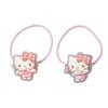 My Melody & Kitty Hair Tie Set - 2pcs Hair Band for Women, Ponytail Holders Hair Accessories No Damage for Thick Hair, Hair Elastics for Women - Pink (Kitty)