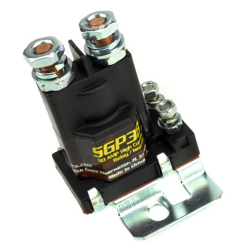 Stinger SGP38 80-AMP Battery Isolator and Relay,BLACK