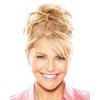 Natural Tone Hair Wrap Color HT12 Light Brown - Christie Brinkley 6" Shoulder Length Heat Friendly Textured Hairpiece Fun Bun Chignon