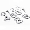 2.75 Inch Adhesive House Numbers, Mailbox numbers, Street Door Numbers, Self-stick Address Signs for Apartments, Double Silver Number 1