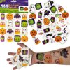 The Dreidel Company Halloween Temporary Tattoos, Great For Birthday Party Favors, Classrooms, Favor & Goody Bags, And Party Supplies, 2" Inches Assorted (144-Pack)