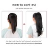 HSPJHTM Ponytail Extension,Black Hair Extensions 24" Claw Clip Ponytail Extension for Women Curly Hair Piece Synthetic Wavy Pony Tail Wig Halloween Fluffy