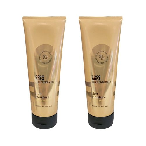 2 x Coco Shea HONEY Rich Moisture Moisturizing Body Wash 10 fl oz