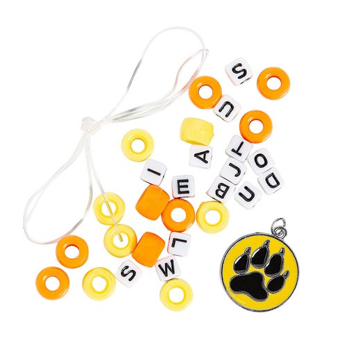 Fun Express Wild Encounters VBS Pony Bead Bracelet Craft Kit - Makes 12, Vacation Bible School 2024