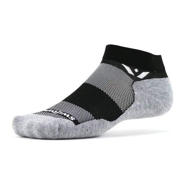 Swiftwick- MAXUS ONE Golf & Running Socks, Maximum Cushion (Black, Medium)