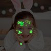 Crazy Night Glow Easter Temporary Tattoos for Kids -75 Styles, Glow Easter Tattoos for Kids Party Favors, Happy Easter Party Supplies Gifts for Boys and Girls, Easter Basket Stuffers