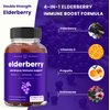NutraChamps Elderberry Gummies with Vitamin C, Propolis & Echinacea - Immune System Support Gummy Vitamins for Adults & Kids - Max Strength 200mg Sambucus Antioxidant