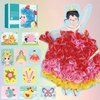 Mystoneer Poke Art Kits for Kids, Fabric Art Frenzy for Kids, Enchanted Fabric Art Set Crafts for Girls Ages 4-8, 6-8, 8-12, 5, 6, 7, 8, 10 (C-Fairy Tale Kingdom)