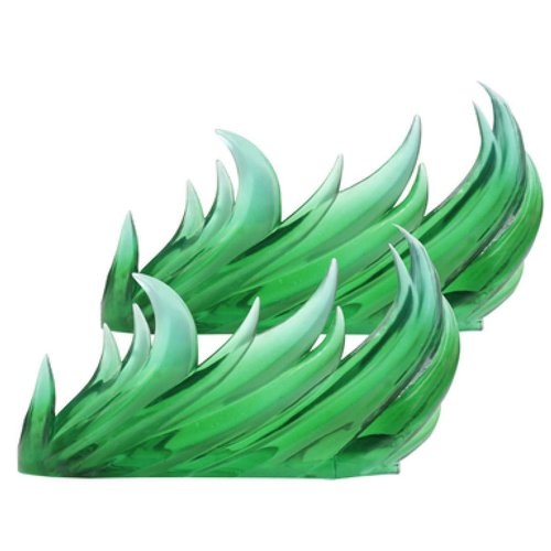 FIGLot 1/12 Scale Green Flame Effects for 6" Action Figures (Figure NOT Included)