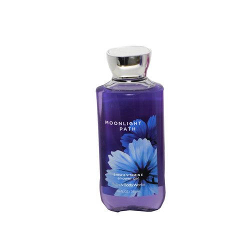 Bath & Body Works Signature Collection Moonlight Path Gift Set - Bundle - 4 items: Ultra Shea Cream, Body Lotion, Shower Gel, and Shower Sponge